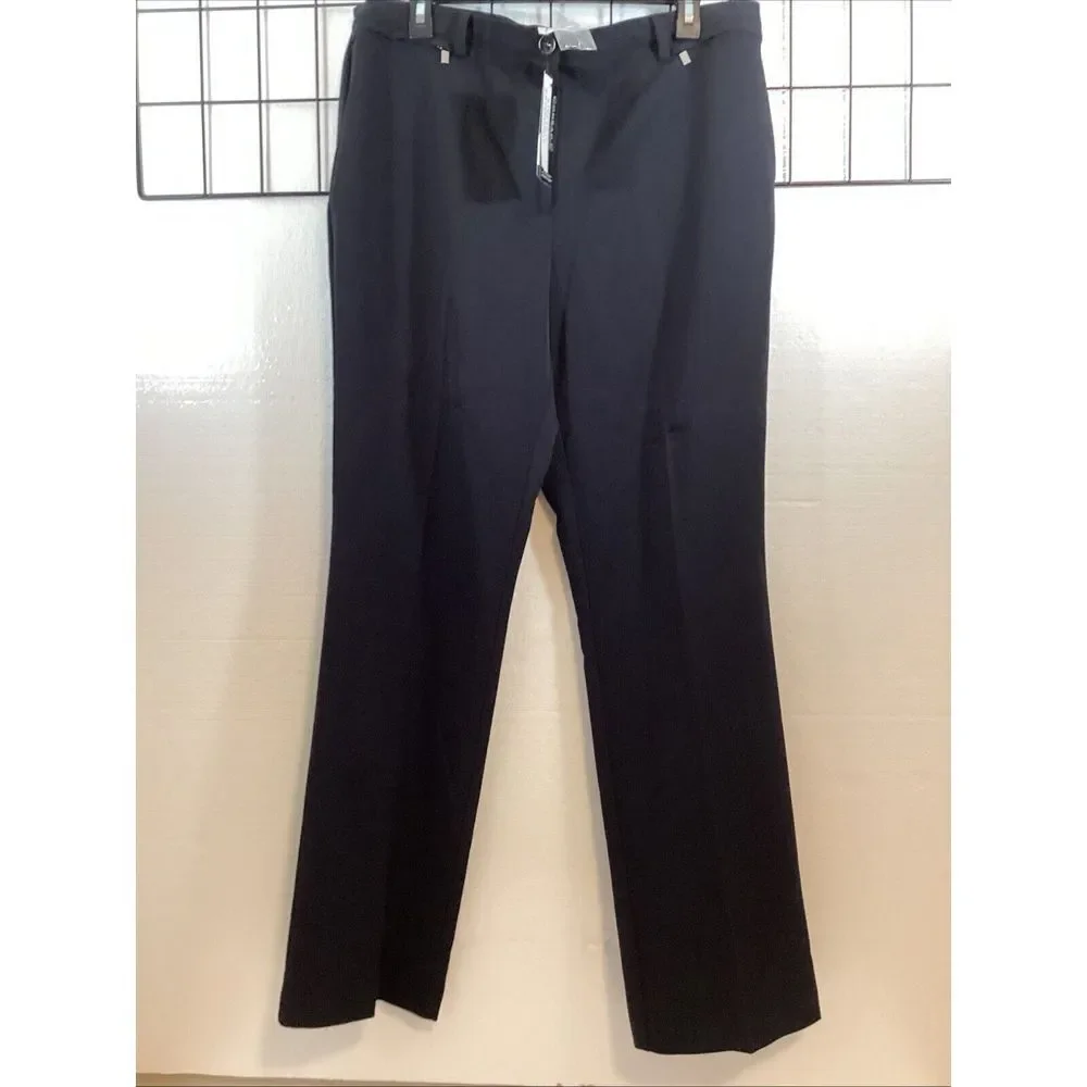 New Conrad C Collection Women's Career Black Stretched Pant Sz 14 SKU# 59974